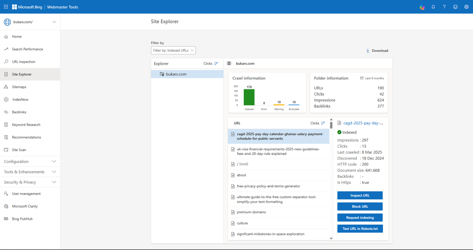 Bing Webmaster Tools Microsoft