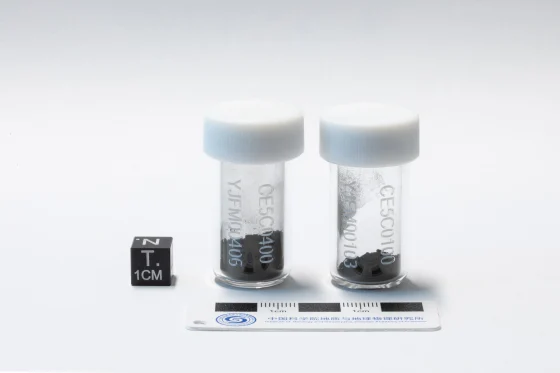 lunar soil samples in glass vails